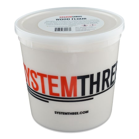 System Three Resins Wood Flour, 5-Quart Tub 3110S47